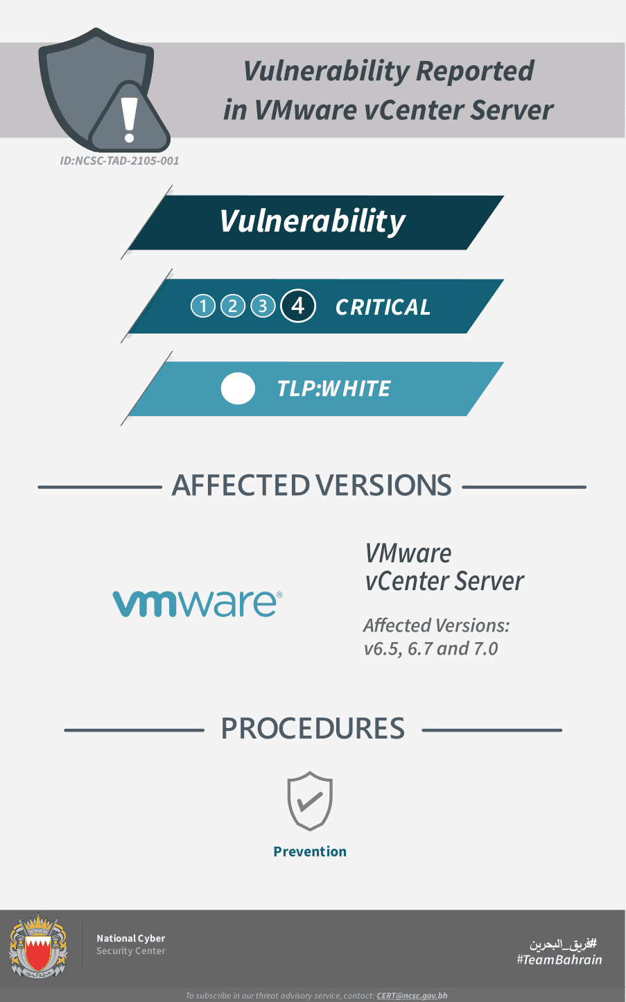 Critical Vulnerability Reported in Vmware vCenter Server