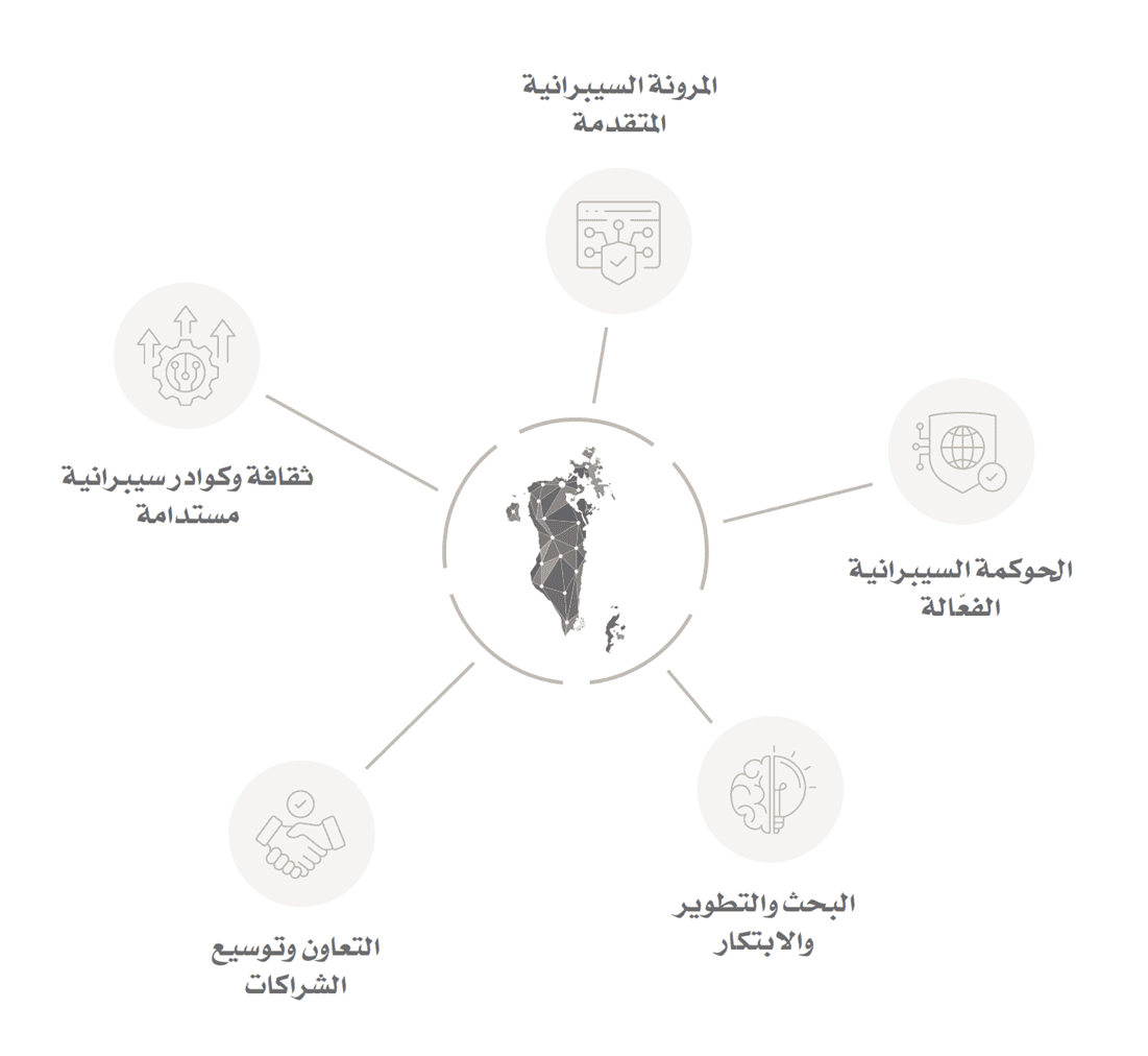 ركائز الاستراتيجية الوطنية للأمن السيبراني
