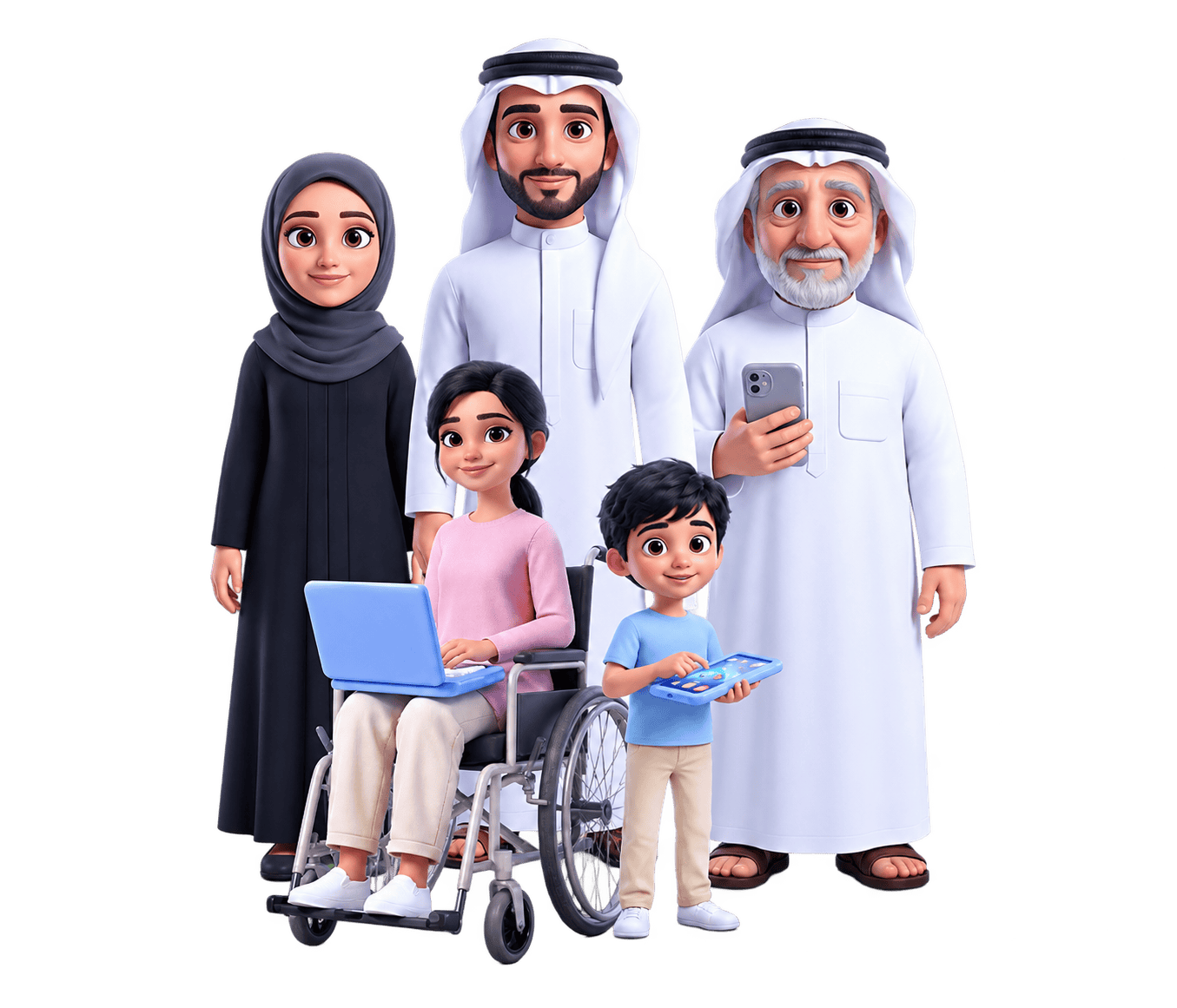 Bu Rashid's Family